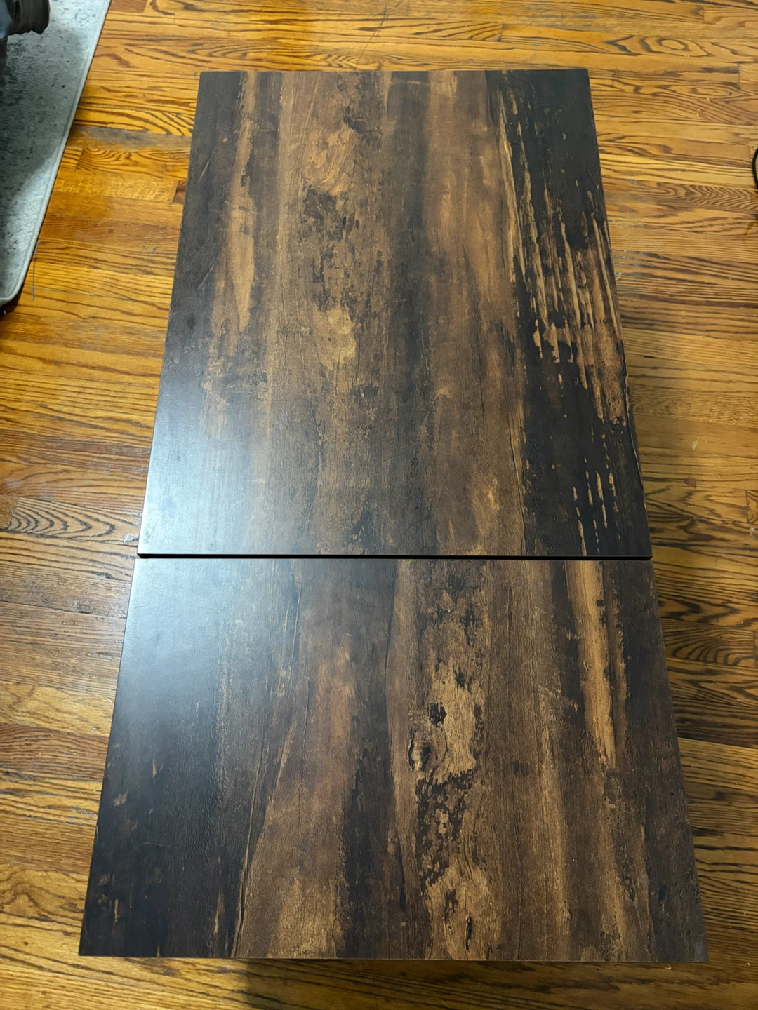 Rustic Wood Lift-Top Coffee Table - photo 5