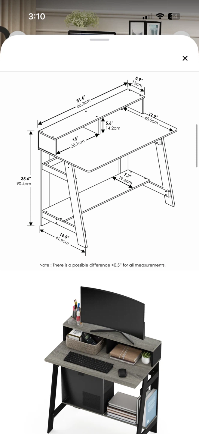 Wayfair Small Desk - photo 2