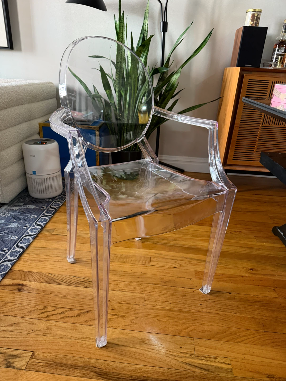 2 Clear Acrylic Armchair
