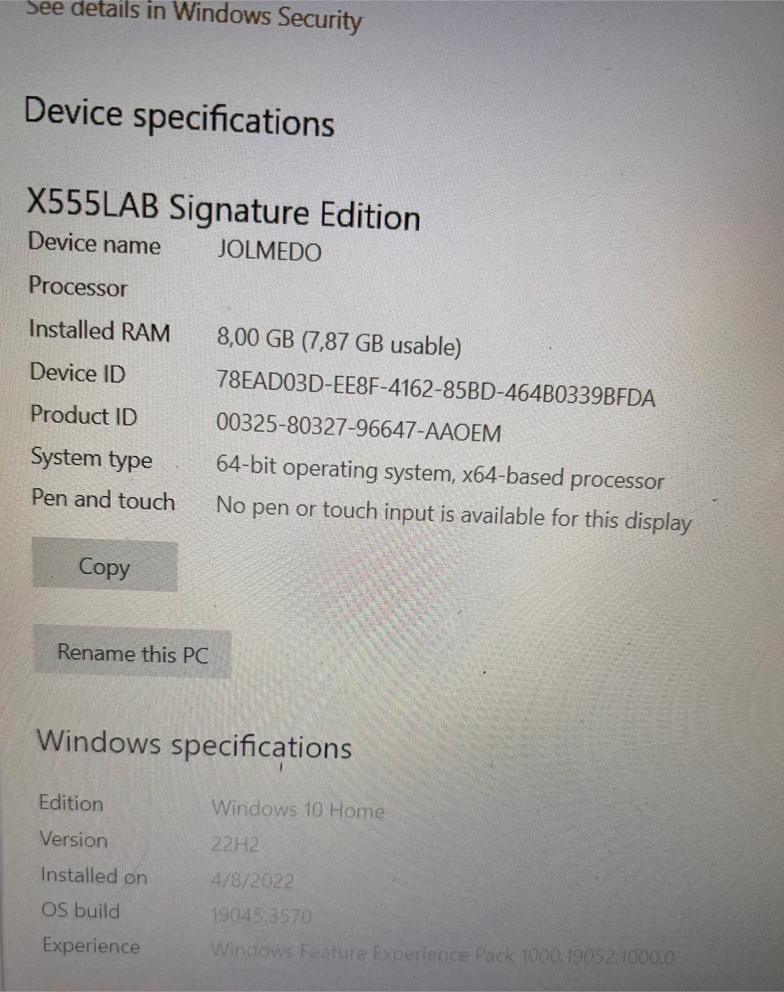 ASUS X555LAB Signature Edition Laptop Core i7 930 GB - photo 3