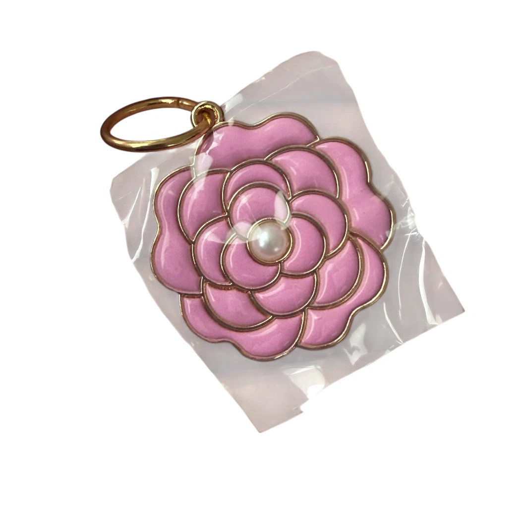 Chanel Pink Camellia Charm
