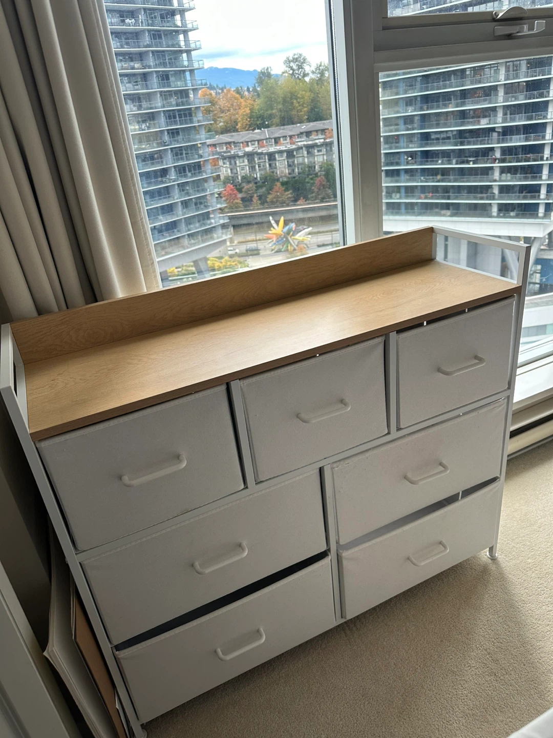 7-Drawer Fabric Dresser - photo 2