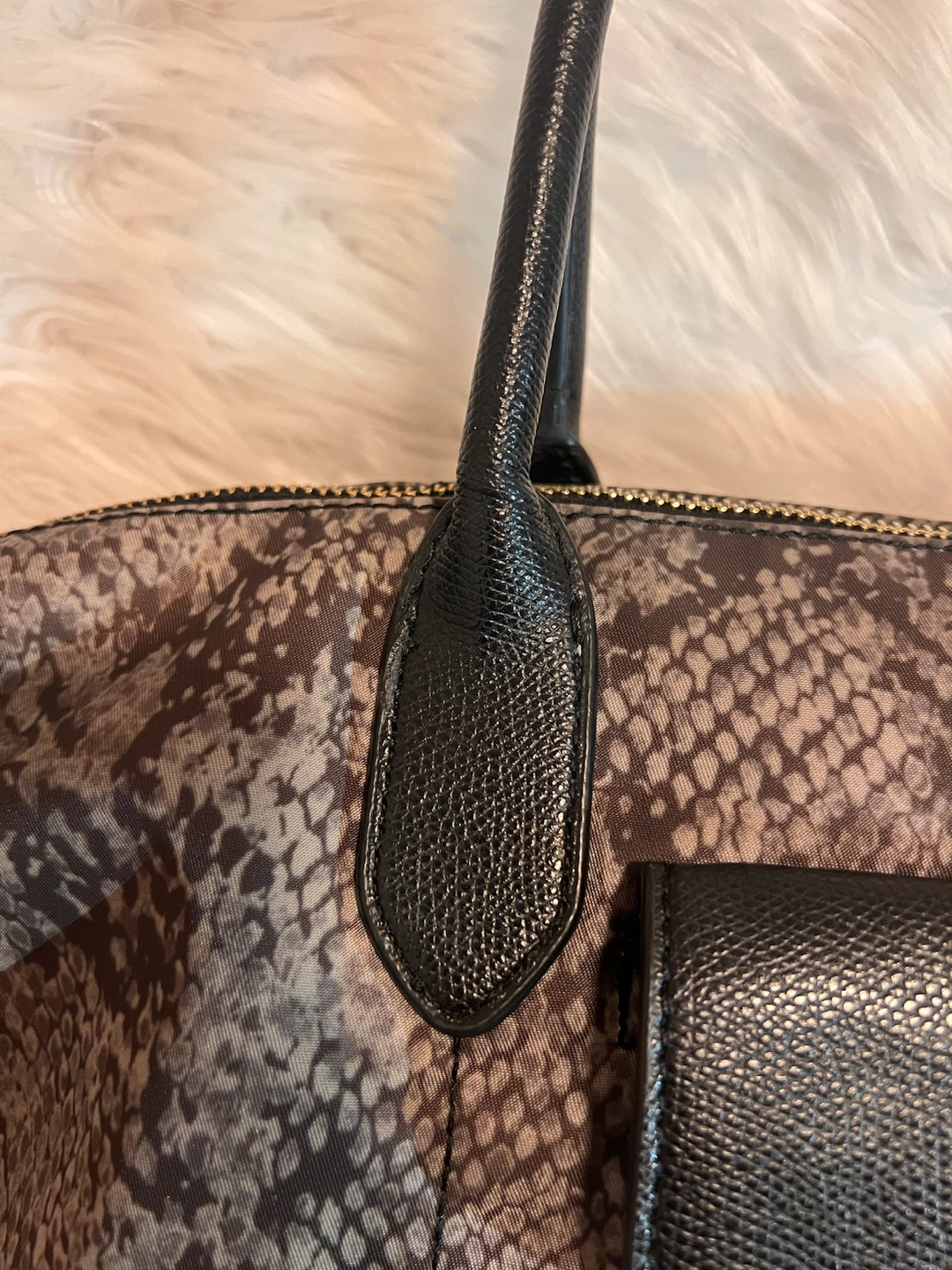 Banana Republic Snakeskin Pattern Tote - photo 3