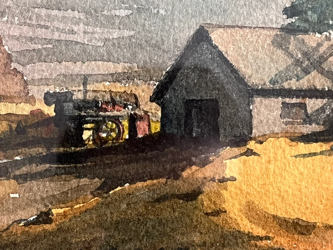 Art- Original Art- 1978 Watercolor Painting by K.M.Gibson - photo 3