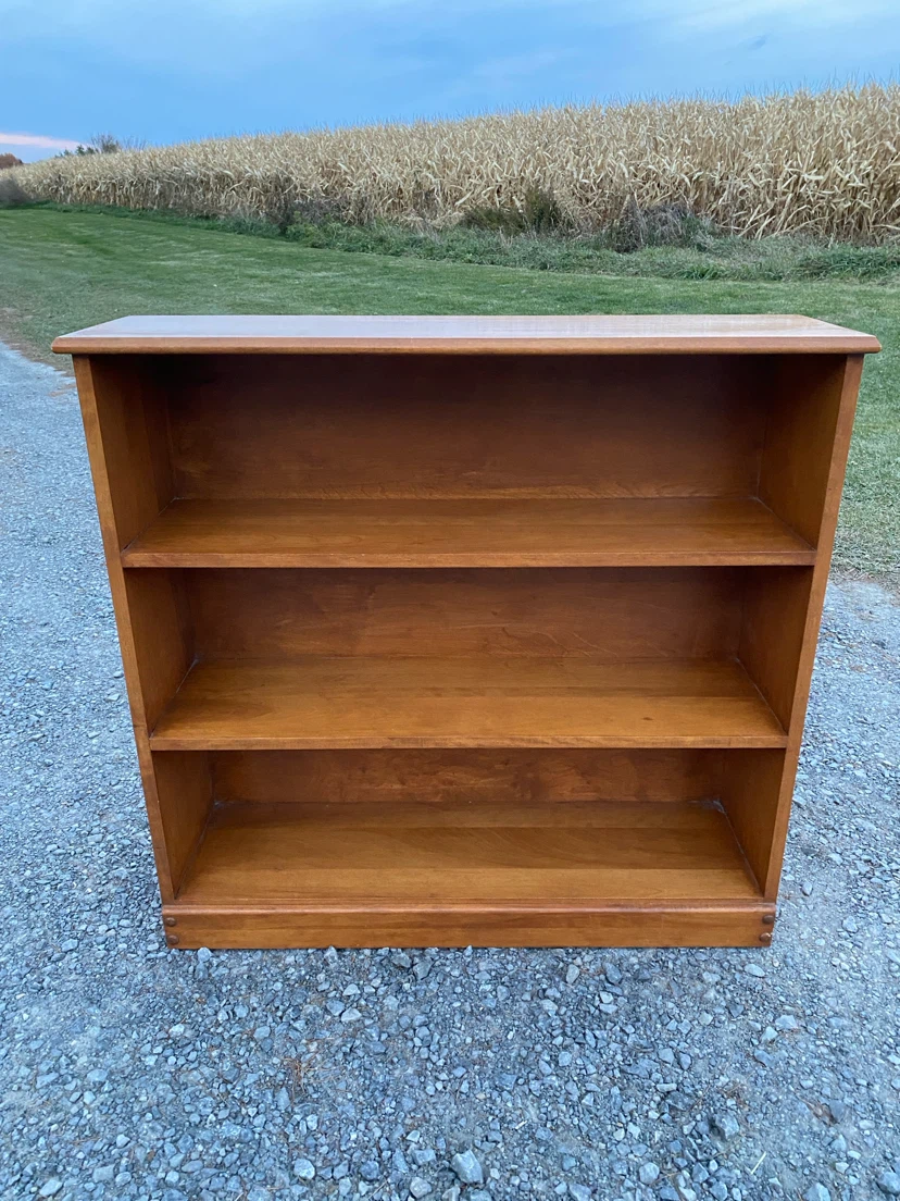 Solid Maple Wood Vintage Bookcase (CAN DELIVER) - photo 4