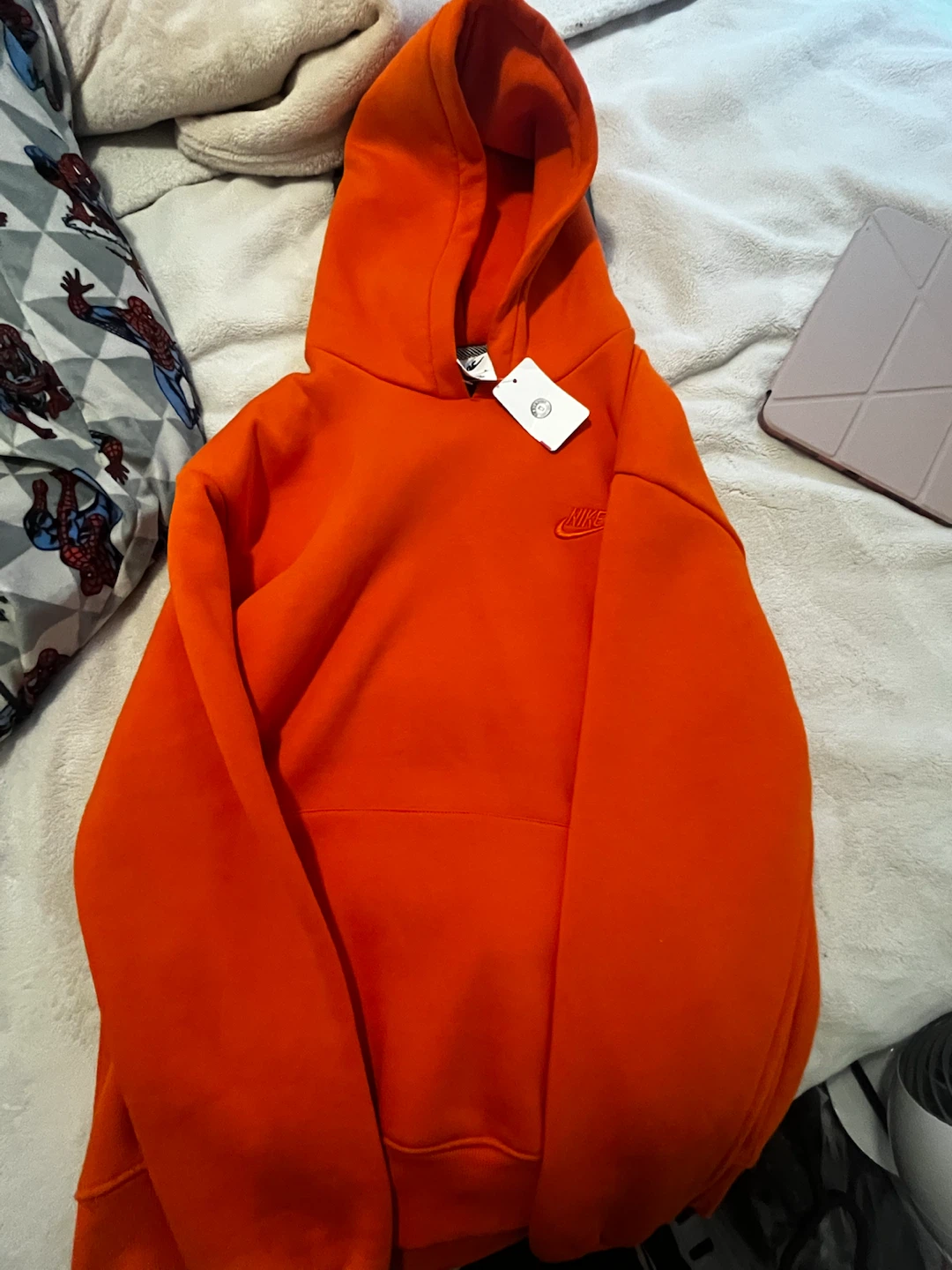 Nike Orange Hoodie Size Large (New+Perfect Condition)