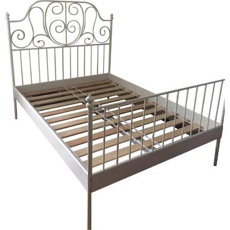 IKEA Leirvik White Queen Bed Frame