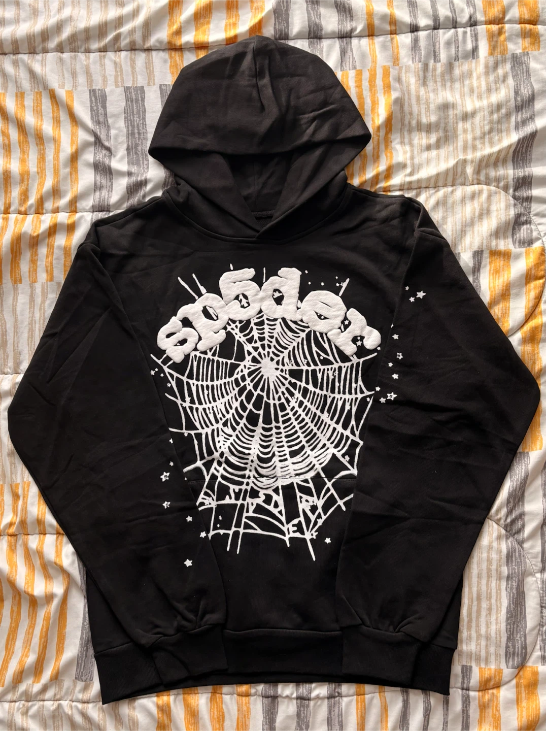 Sp5der Black Spider Web Hoodie