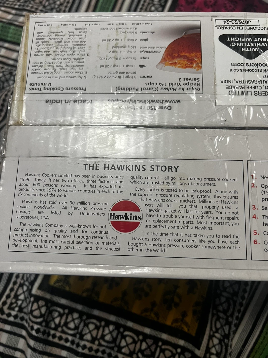 Hawkins Contura 1.5 Litre Pressure Cooker - photo 4