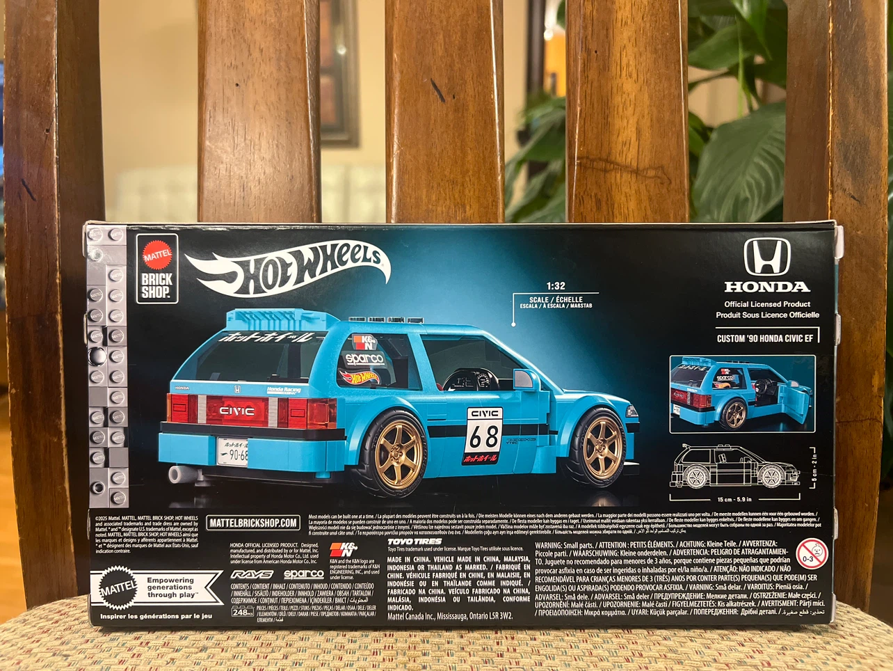 Hot Wheels Brick Shop Custom 90 Honda Civic EF - photo 2
