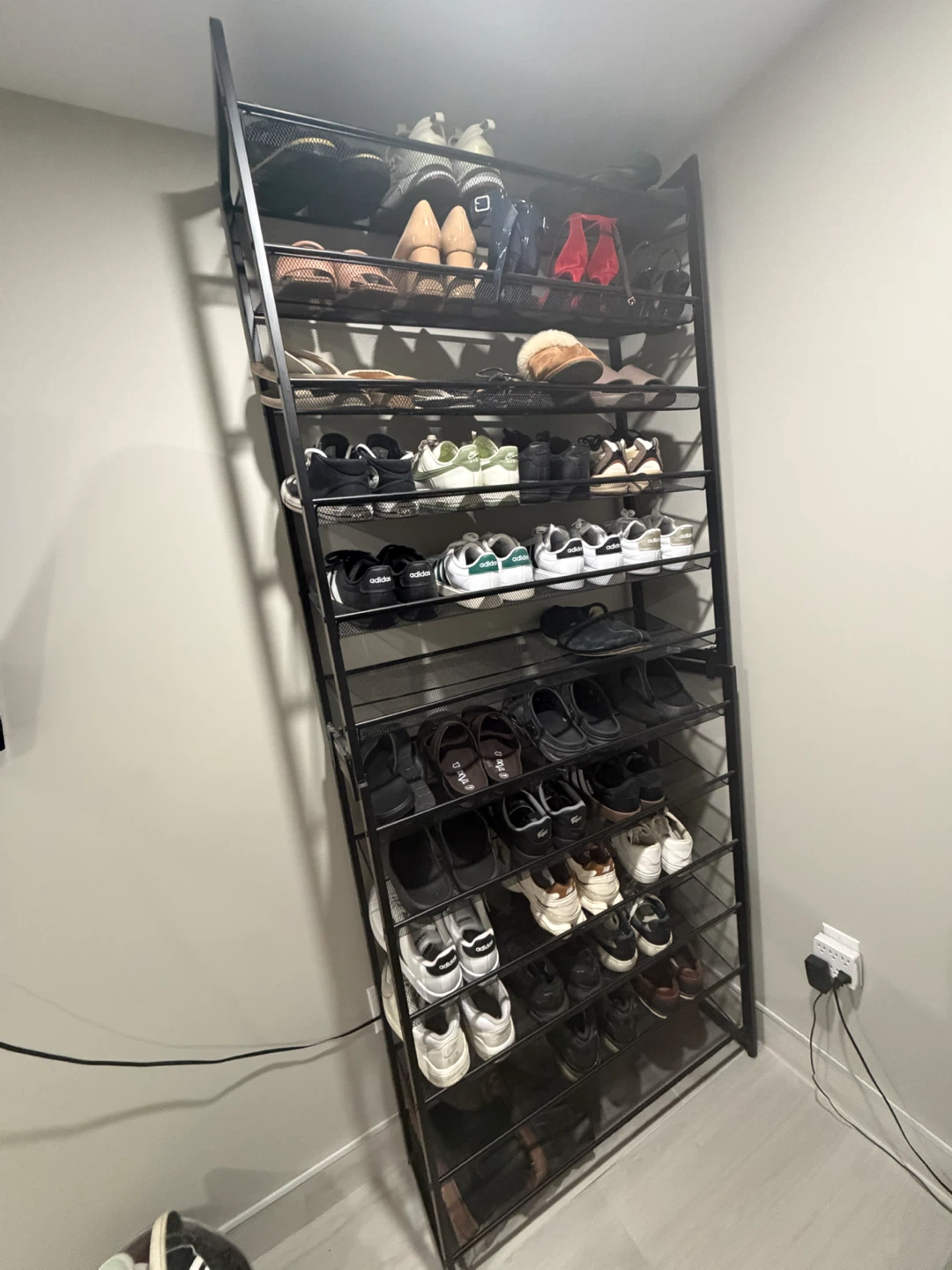 SONGMICS 12-Tier Stackable Shoe Rack