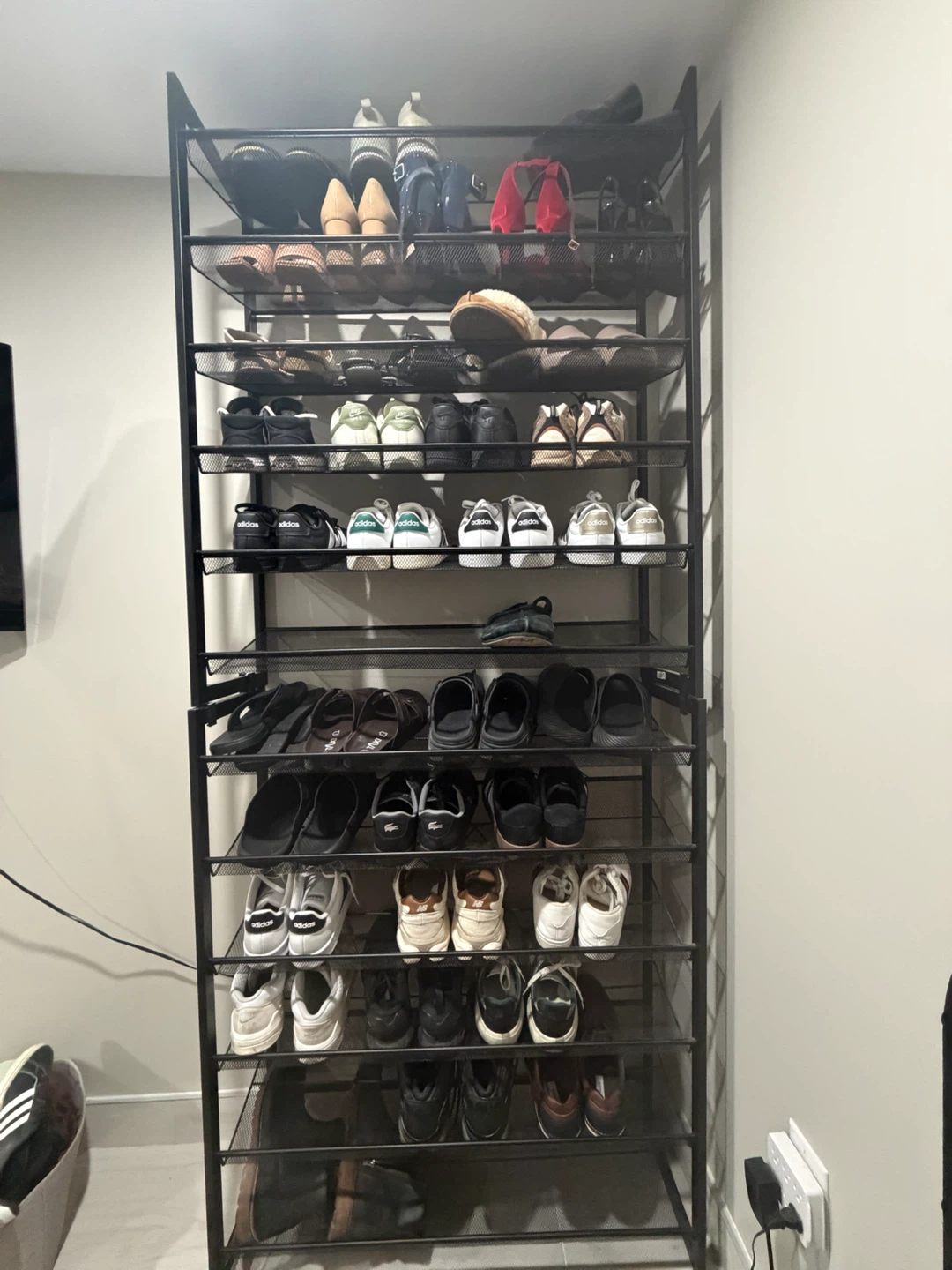 SONGMICS 12-Tier Stackable Shoe Rack - photo 2