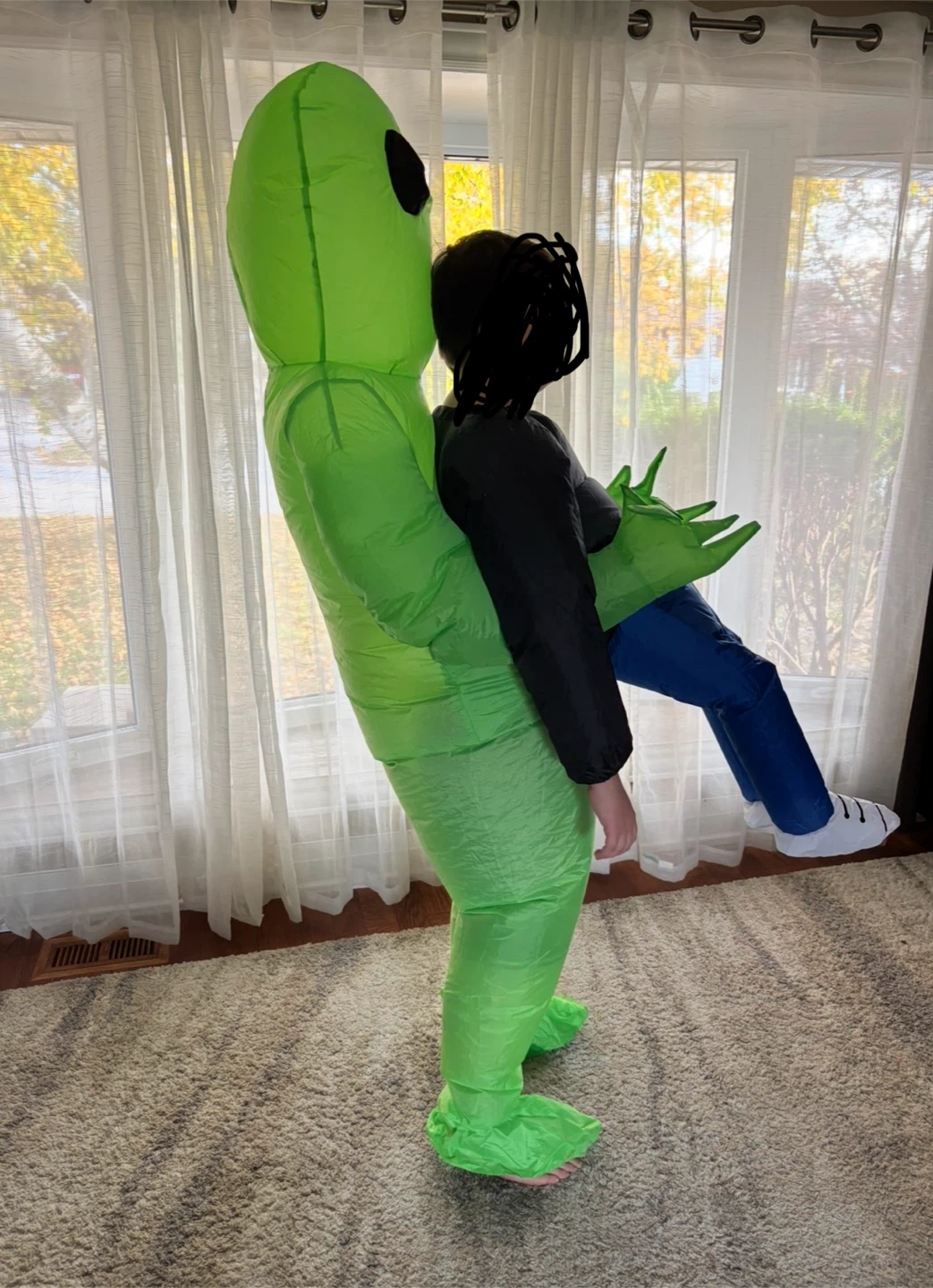 Inflatable Green Alien Costume - photo 4