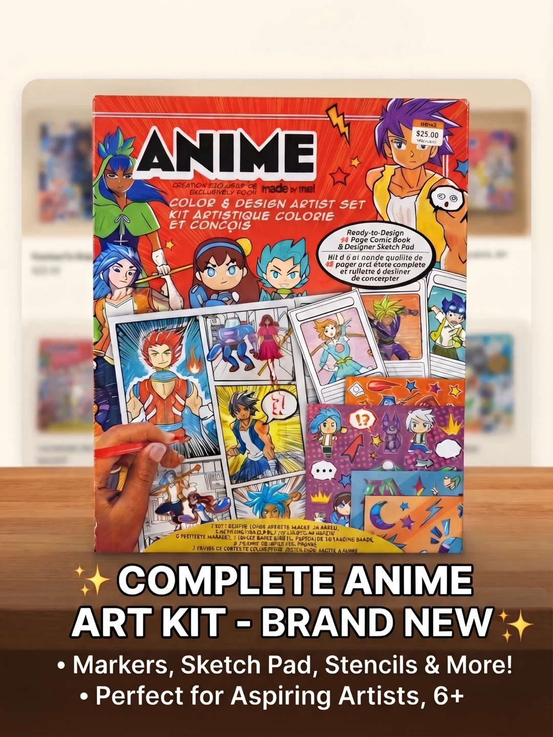 made by me! Anime Color & Design Artist Set