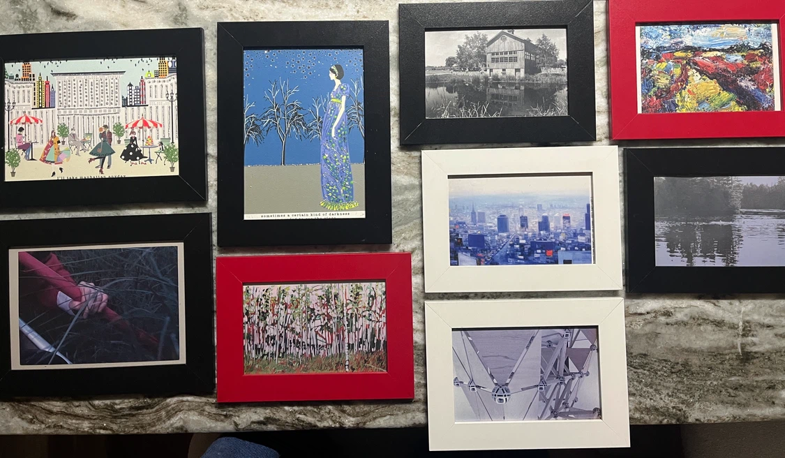 Framed art gallery wall bundle