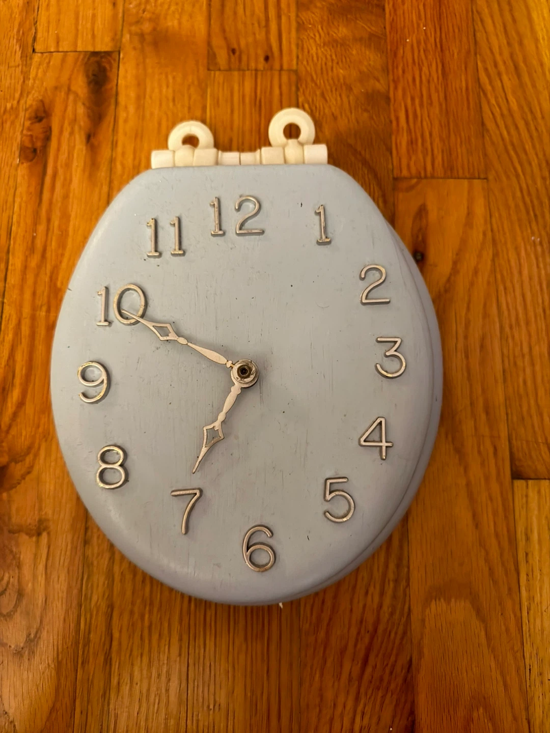 Vintage Toilet Seat Wall Clock – Working! Unique Bathroom Decor