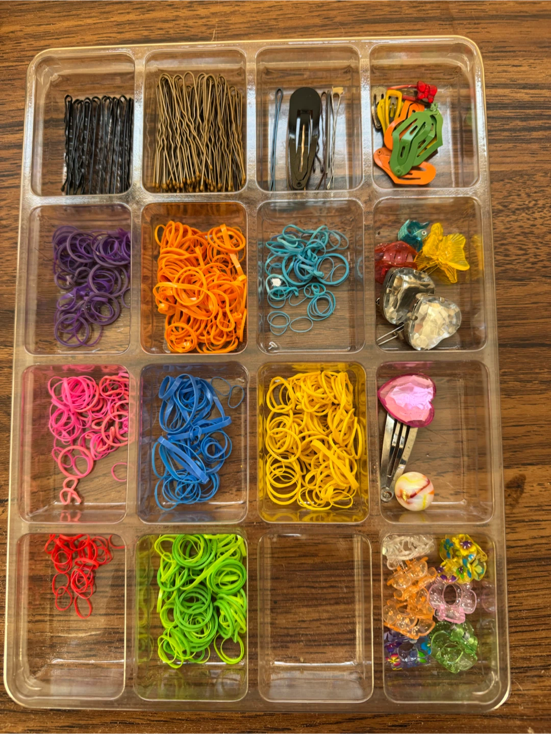 Hair Accessory Organizer with Elastics and Clips - photo 2