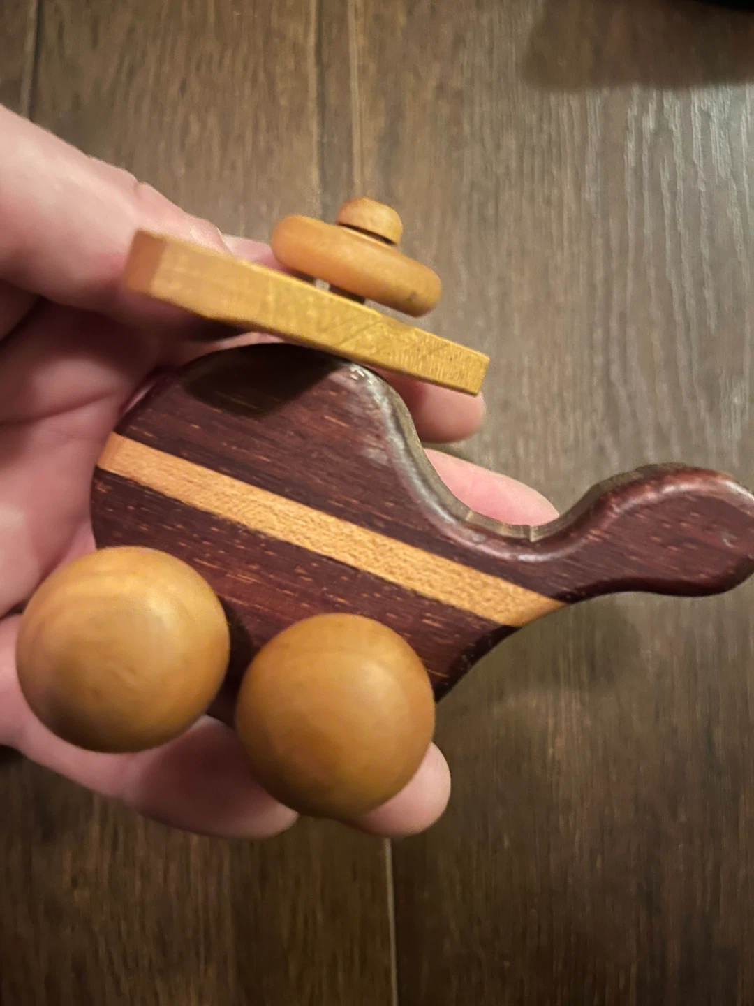 Handmade wooden airplane Mayne Island Woodcrafts