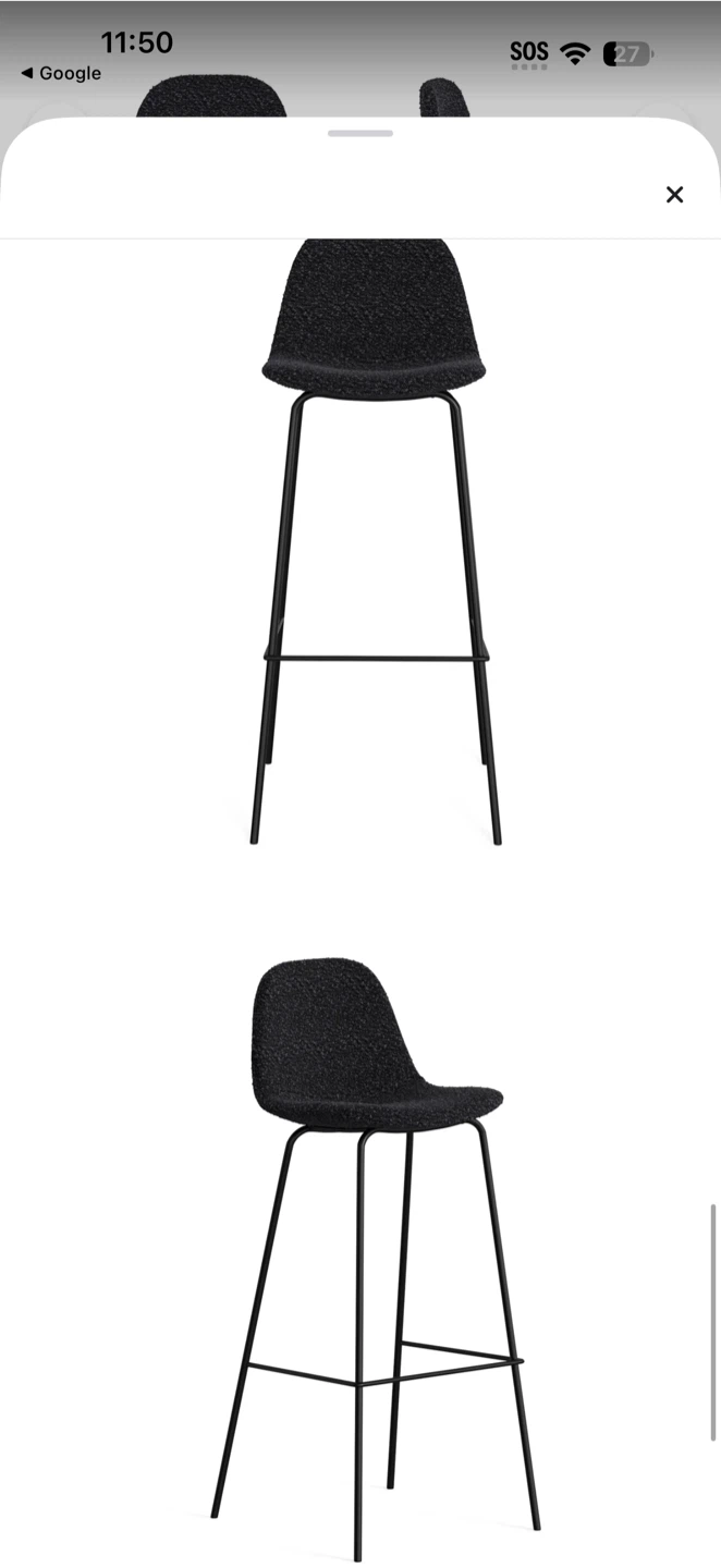 Set of 4 Corrigan Studio Kody Upholstered Bar Stools brand new - photo 5