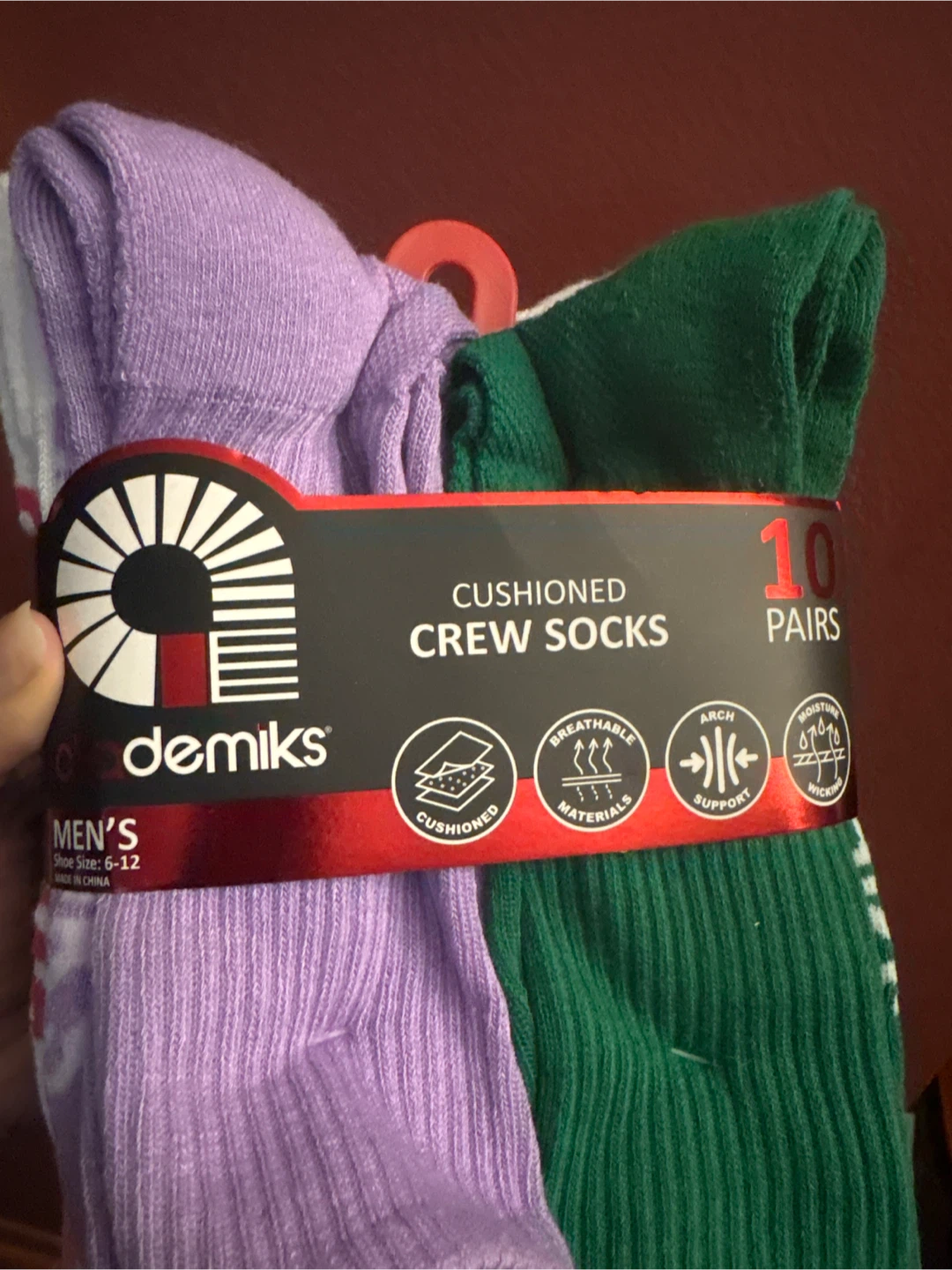 New Akademiks  Men's Cushioned Crew Socks - 10 Pairs - photo 5