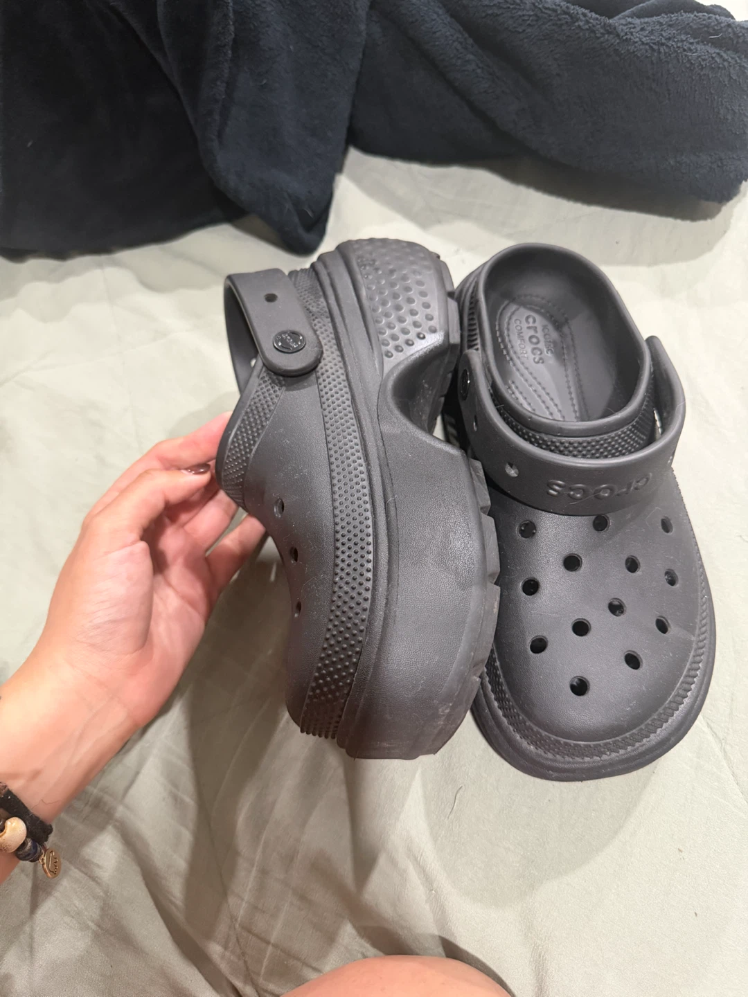 Two pairs of Crocs platform clogs - photo 3