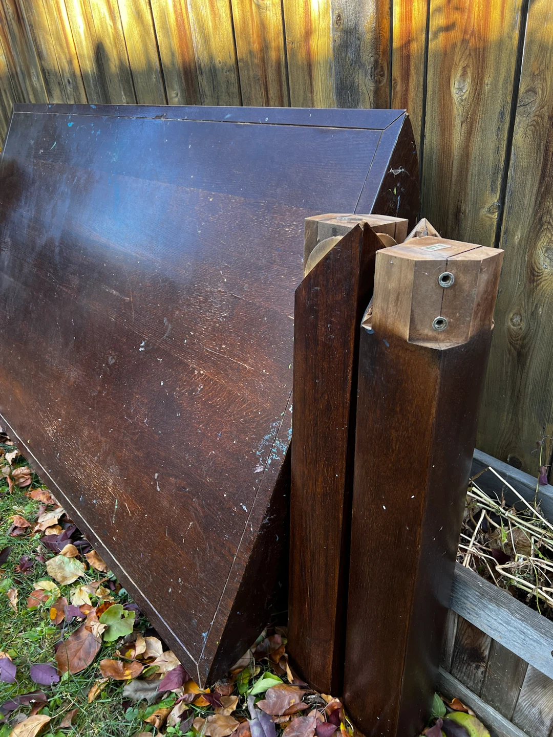 Urban Barn wood table in need of some TLC - photo 2