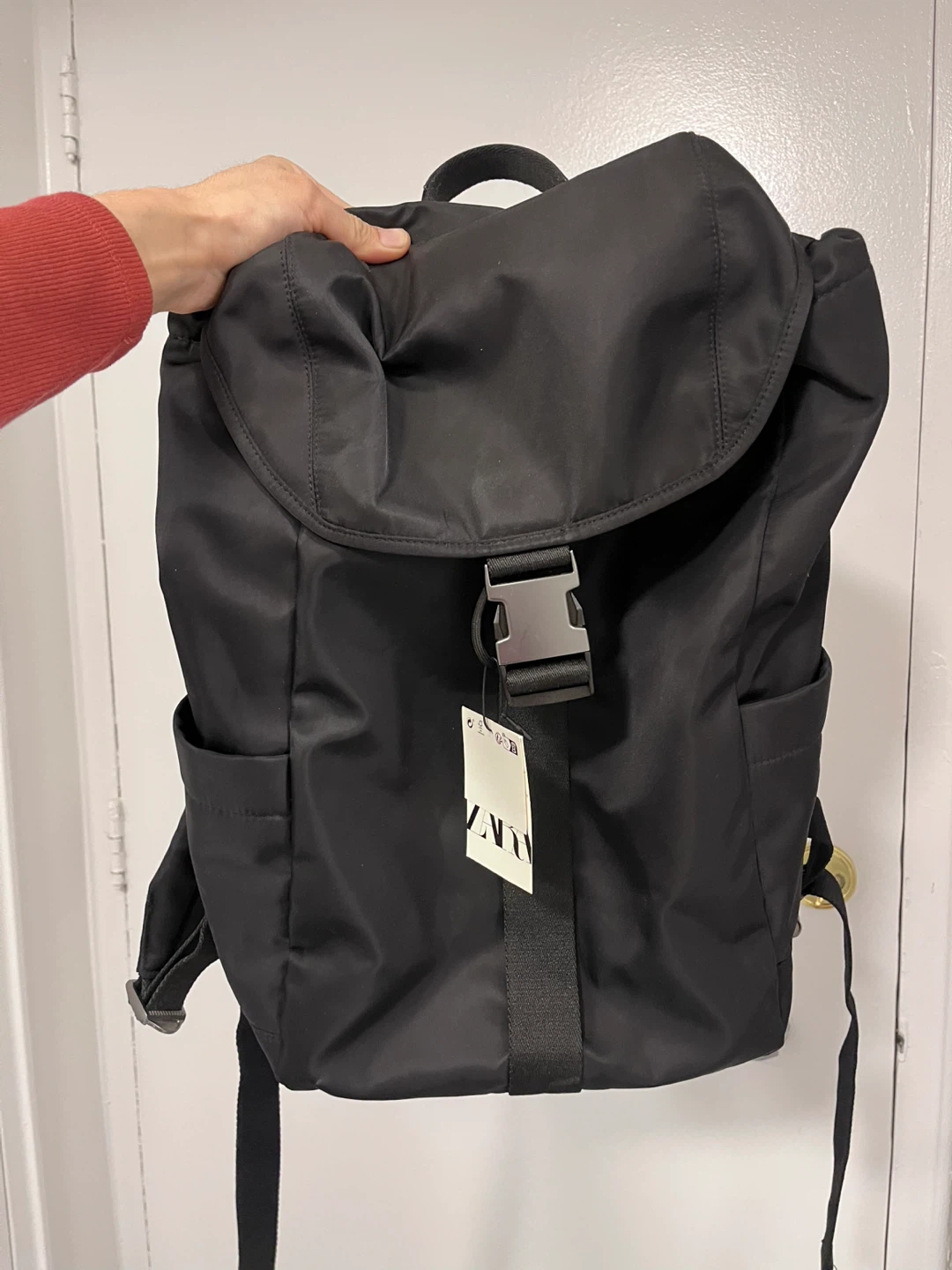 New Zara Black Backpack