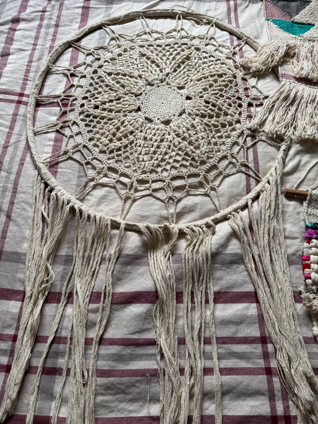 Set of Three Macrame Wall Hangings - photo 3