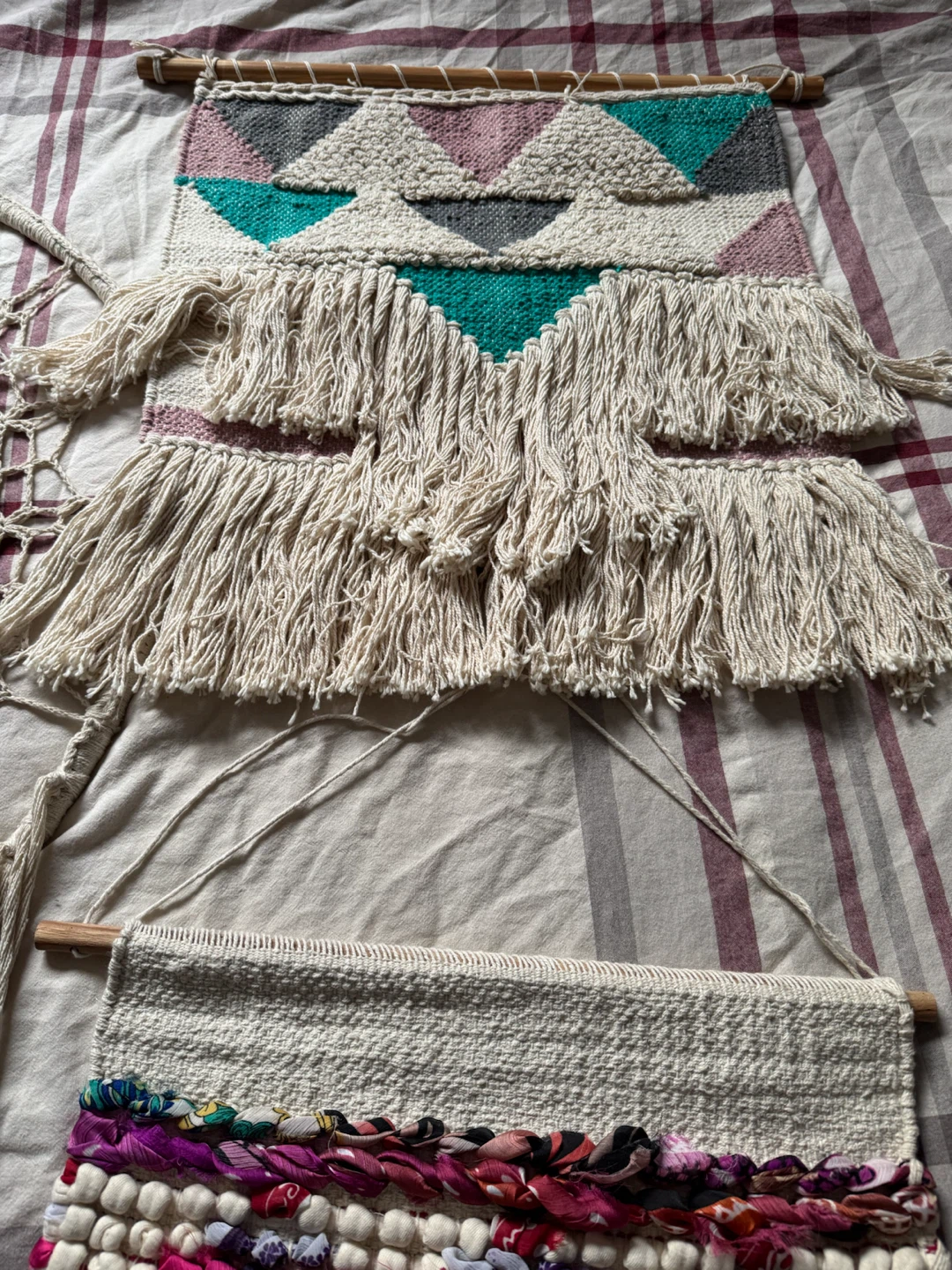 Set of Three Macrame Wall Hangings - photo 4