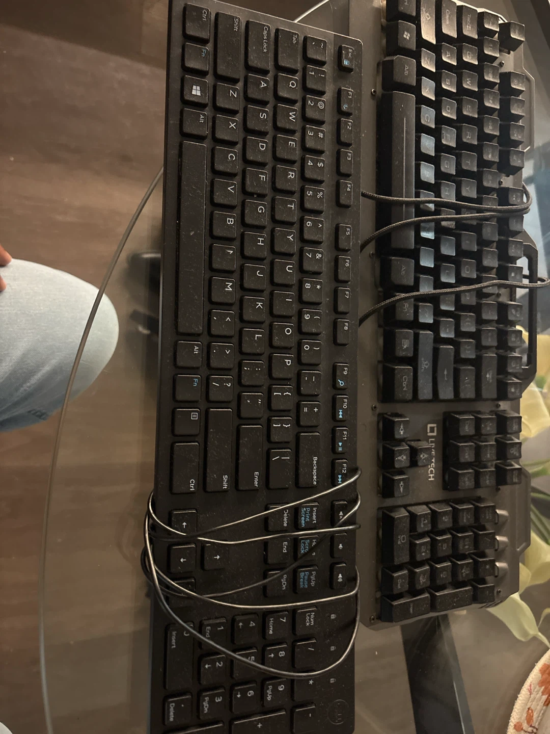 Two wired computer keyboards - photo 2