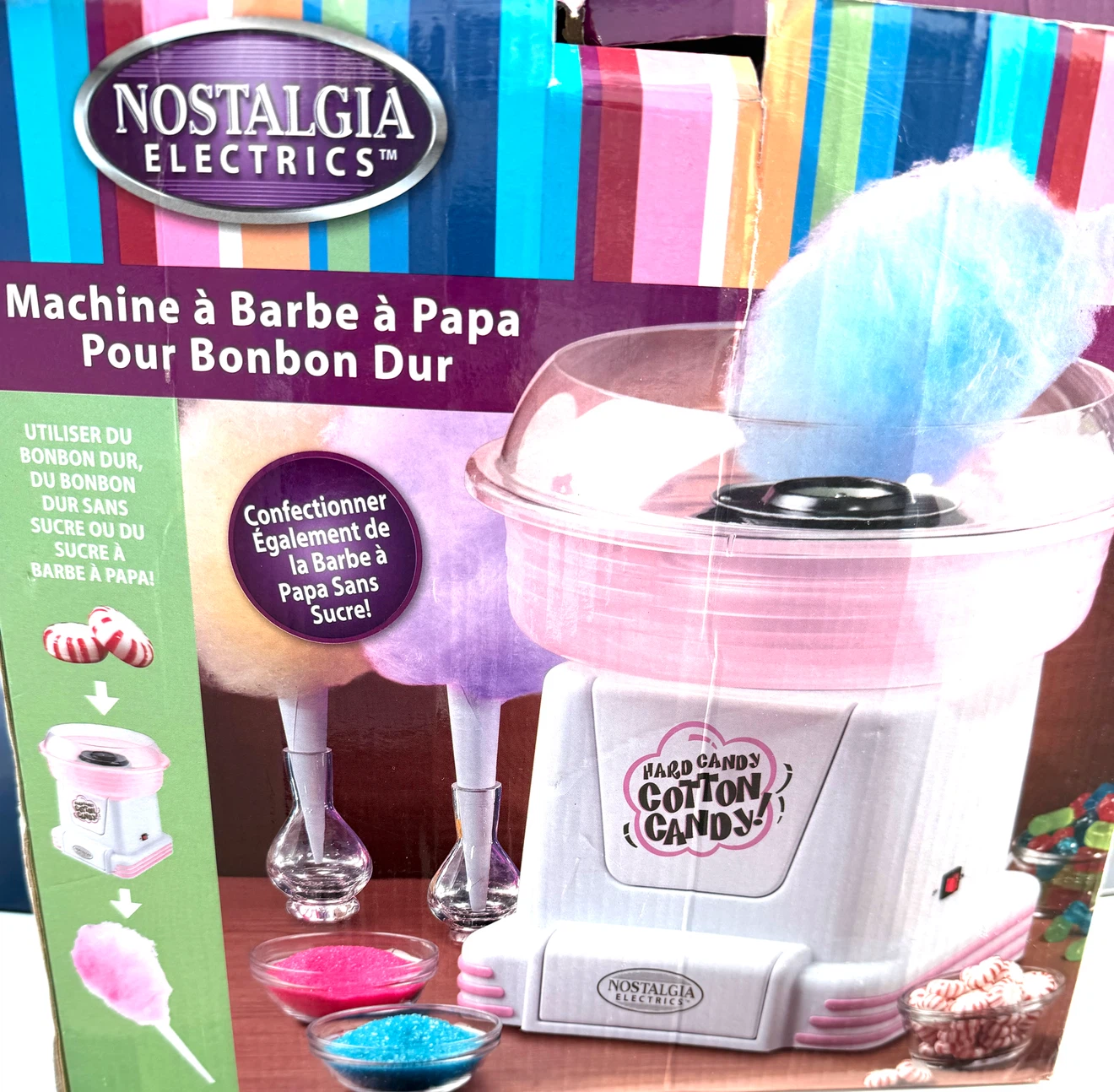 Nostalgia Electrics Hard Candy Cotton Candy Maker