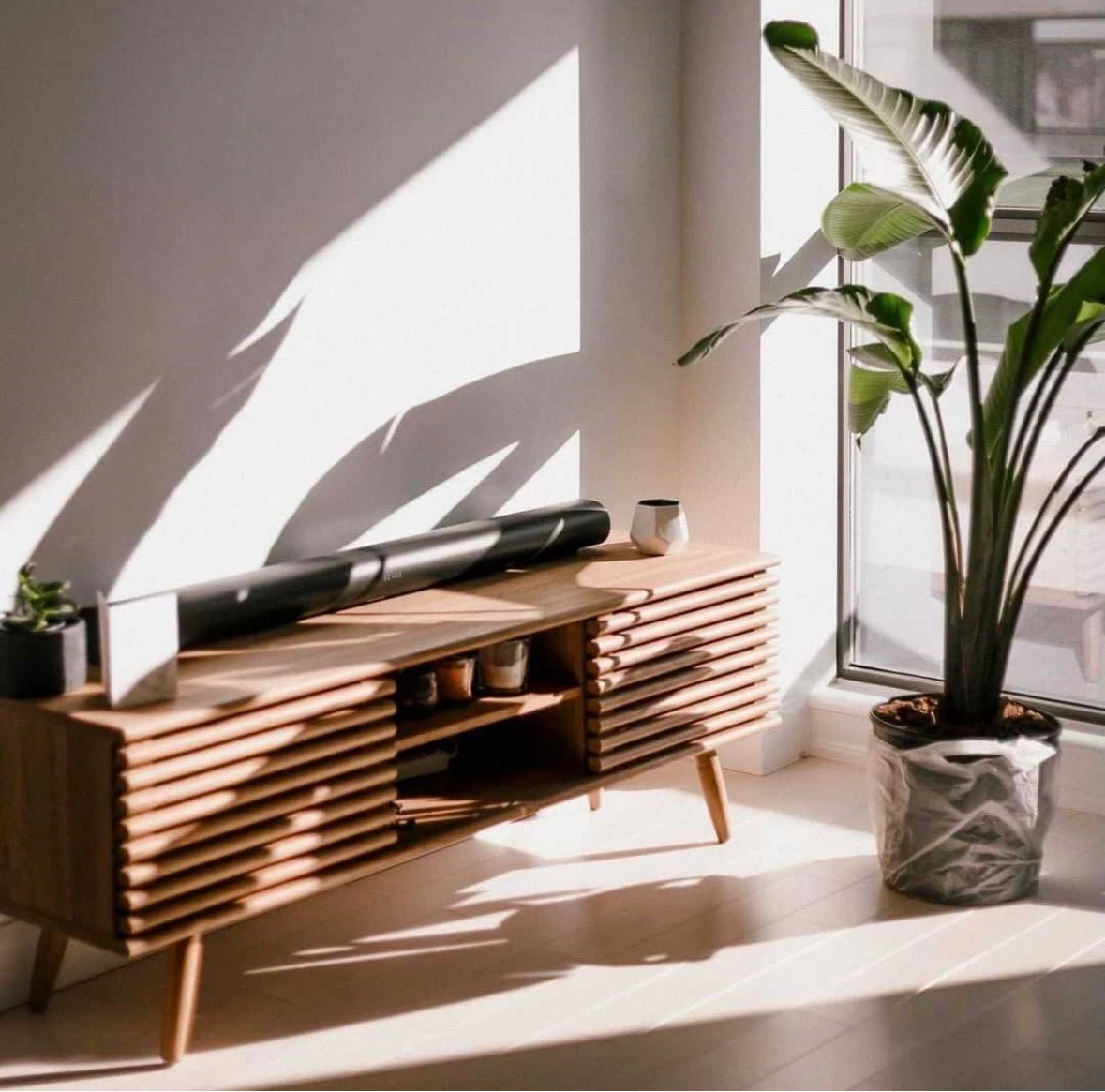 Modern Wood TV Stand