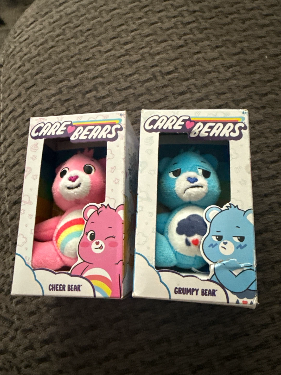 Care Bears Cheer Bear and Grumpy Bear Plush Set