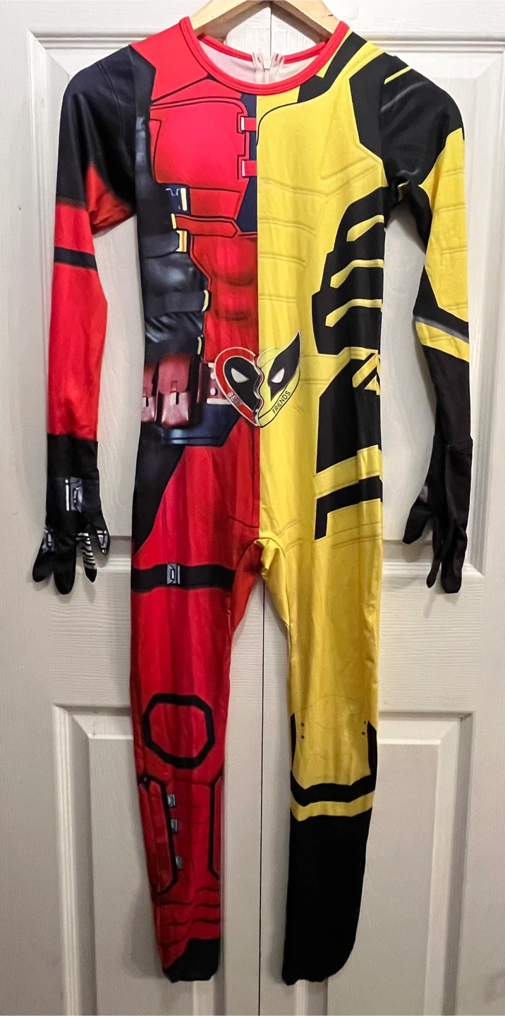 ☠️ Kids Deadpool and Wolverine 3D-printed cosplay jumpsuit ☠️