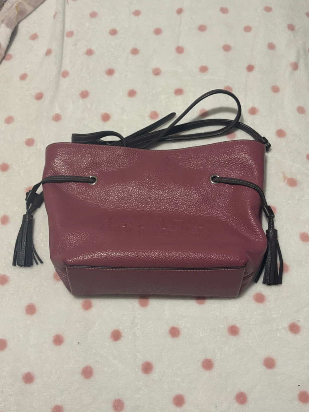 Coach leather crossbody bag