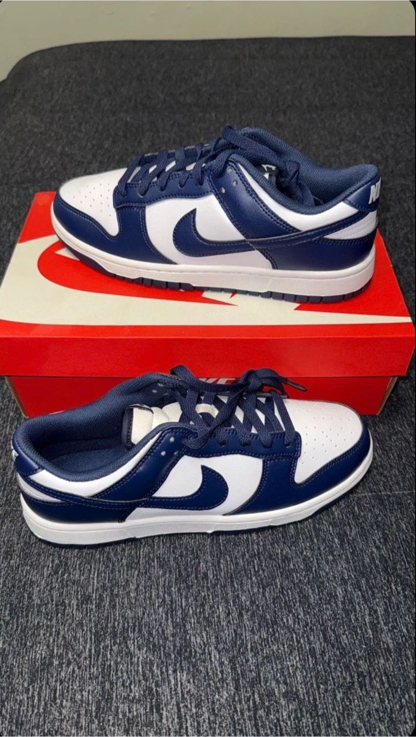 Nike Dunk Low Retro Midnight Navy Size 9