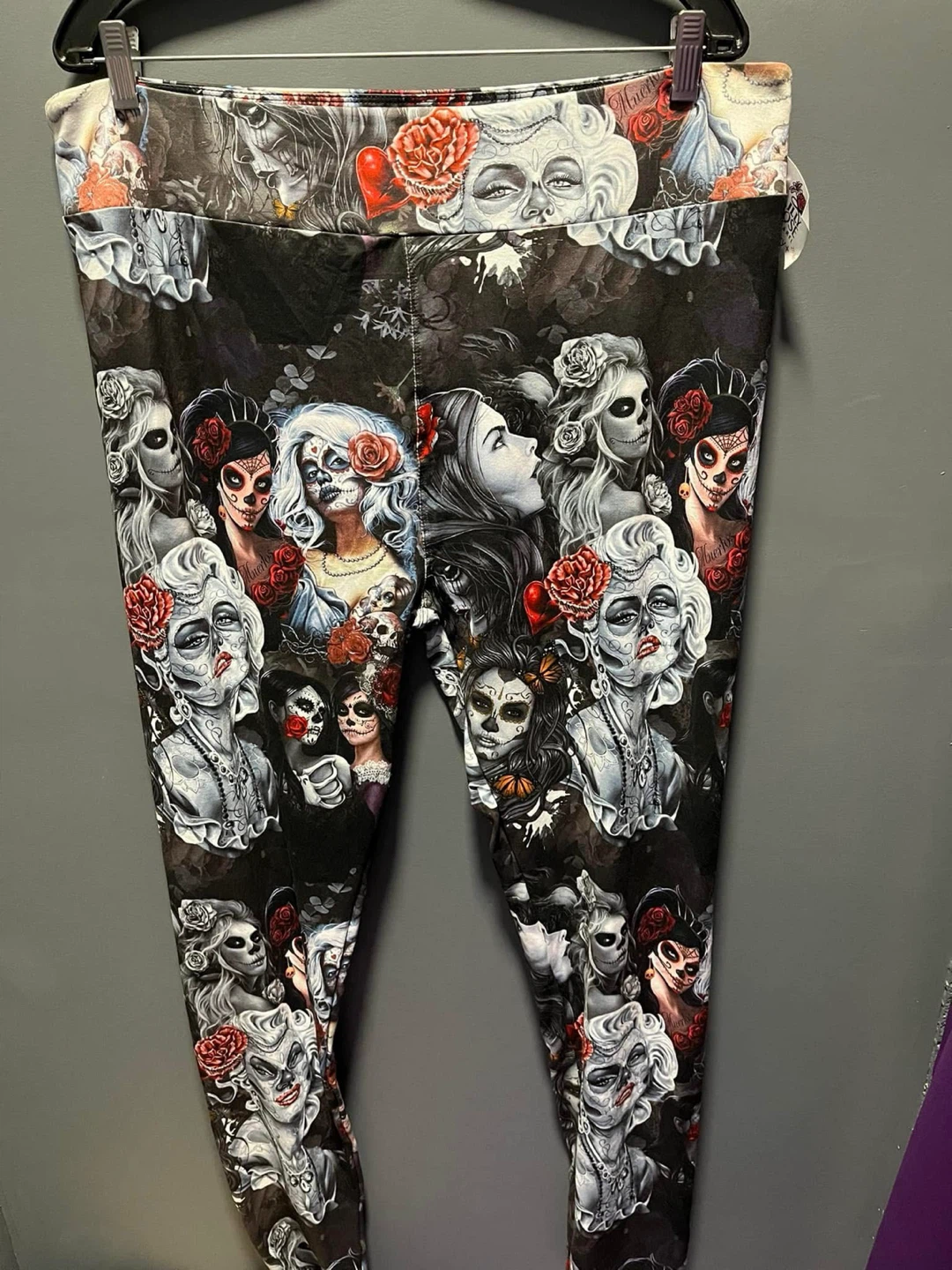 Day of the Dead Print Leggings