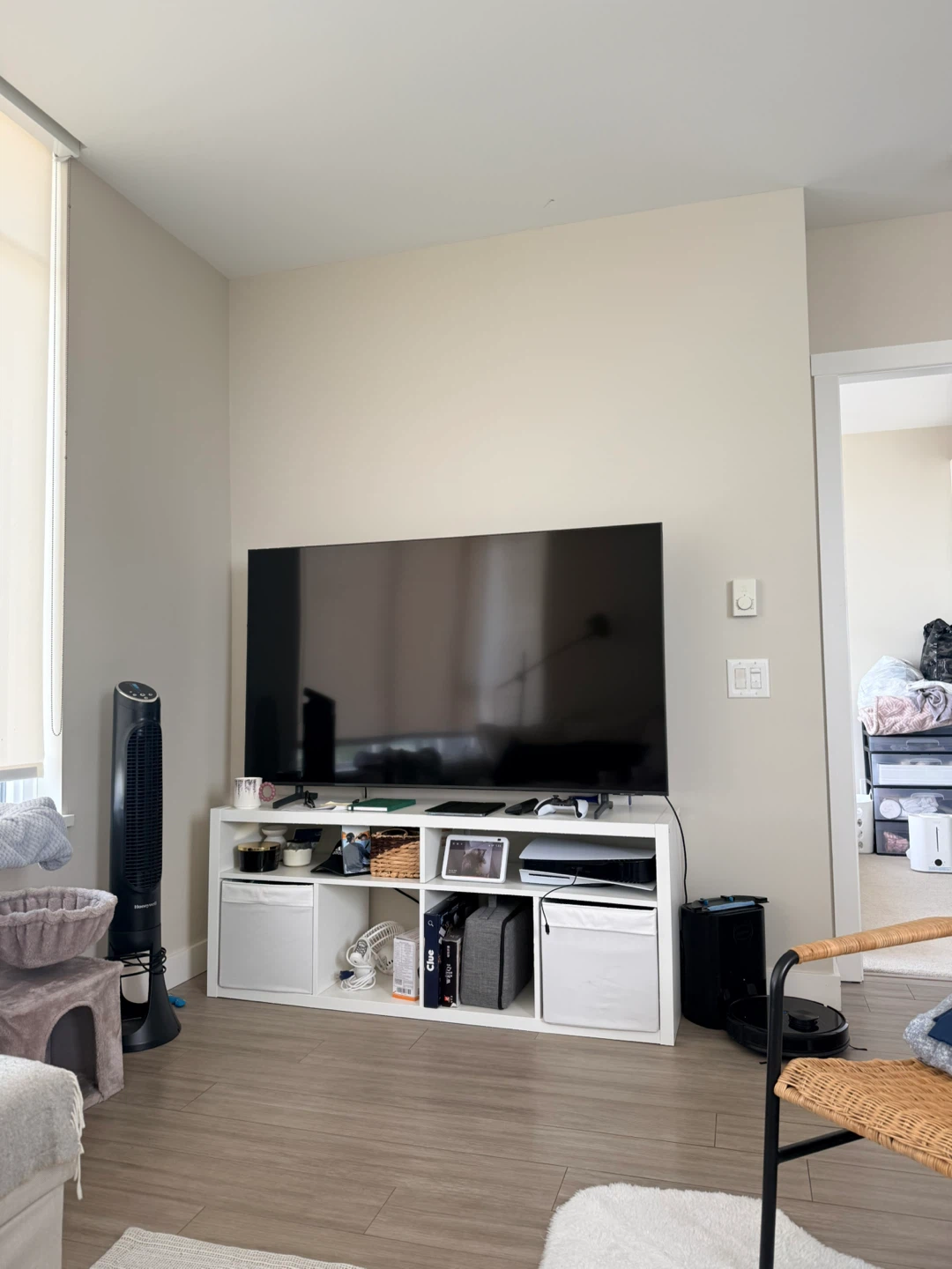 IKEA Kallax White TV Stand - photo 2