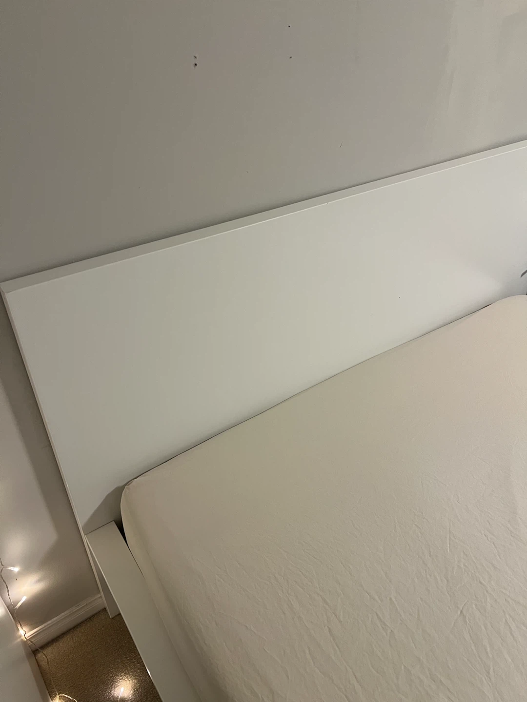 IKEA MALM White Bed Frame + MORGEDAL Mattress – Queen Size - photo 2