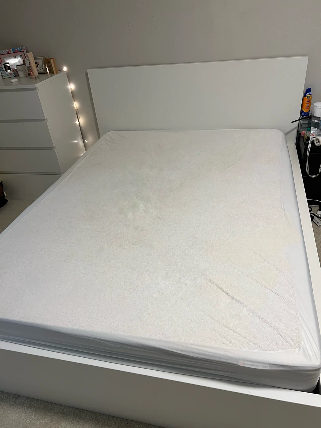 IKEA MALM White Bed Frame + MORGEDAL Mattress – Queen Size - photo 4
