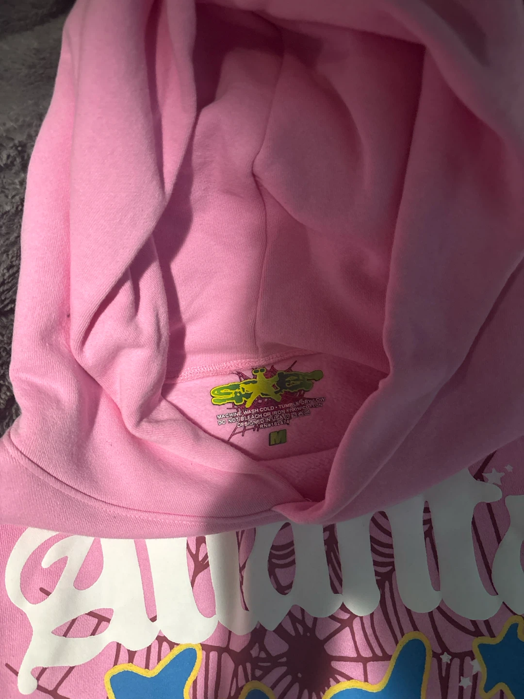 Sp5der Atlanta Pink Hoodie - photo 2