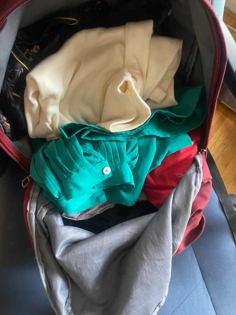 Bag of women's clothes