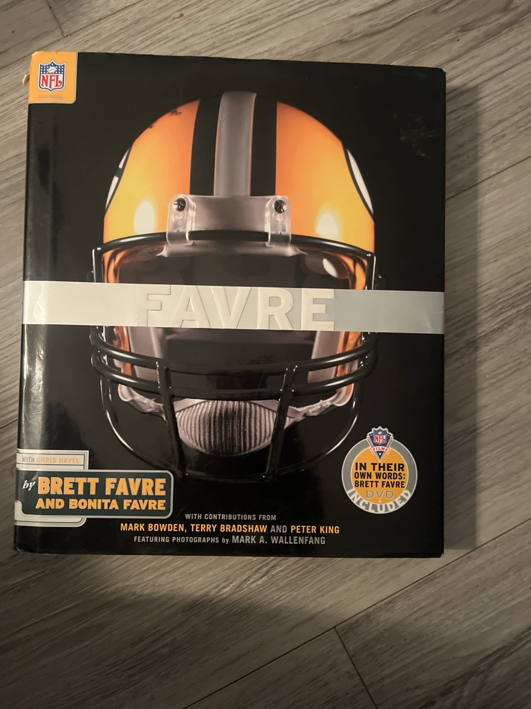 Brett Favre In Their Own Words Book and DVD