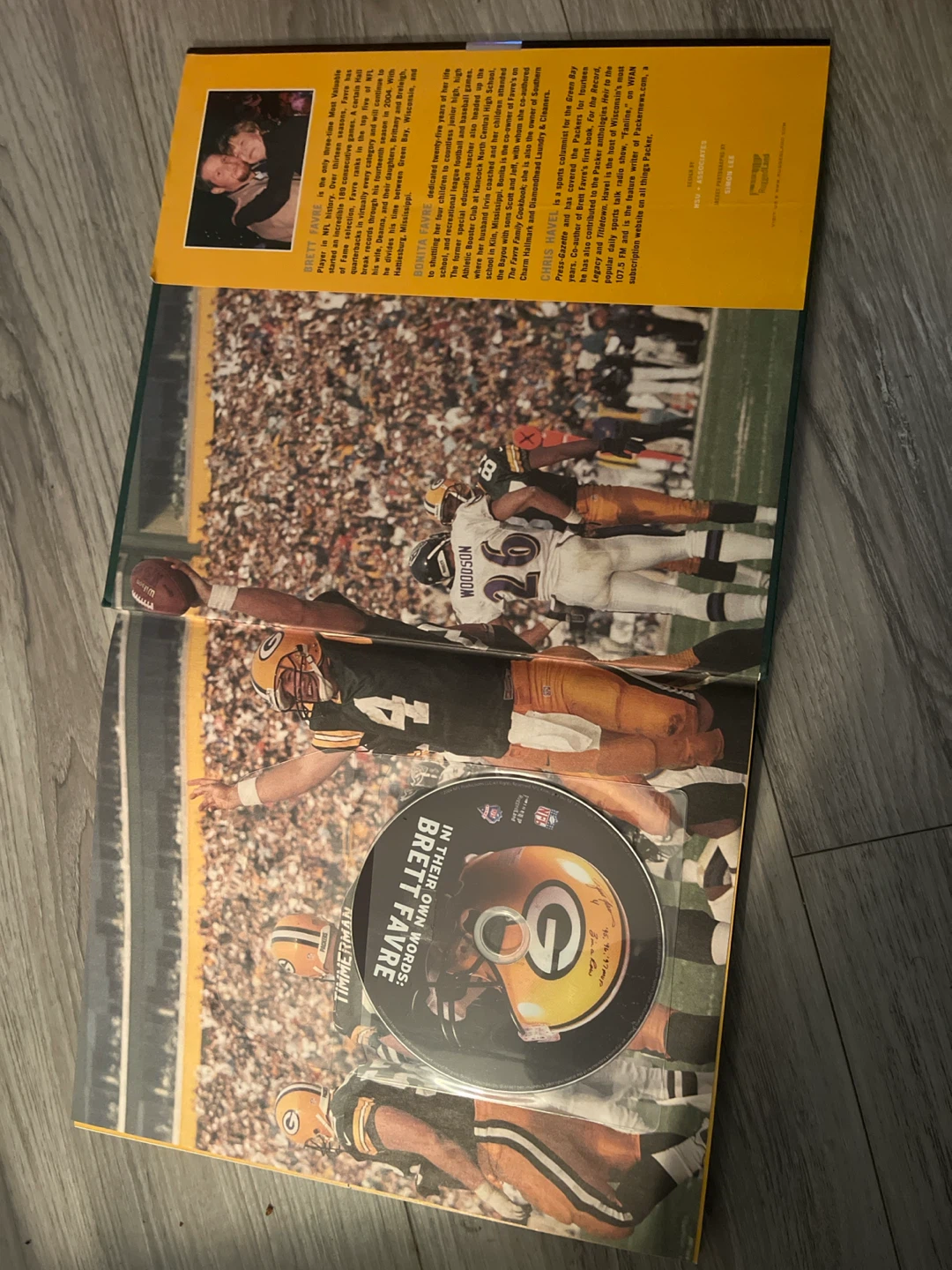 Brett Favre In Their Own Words Book and DVD - photo 2