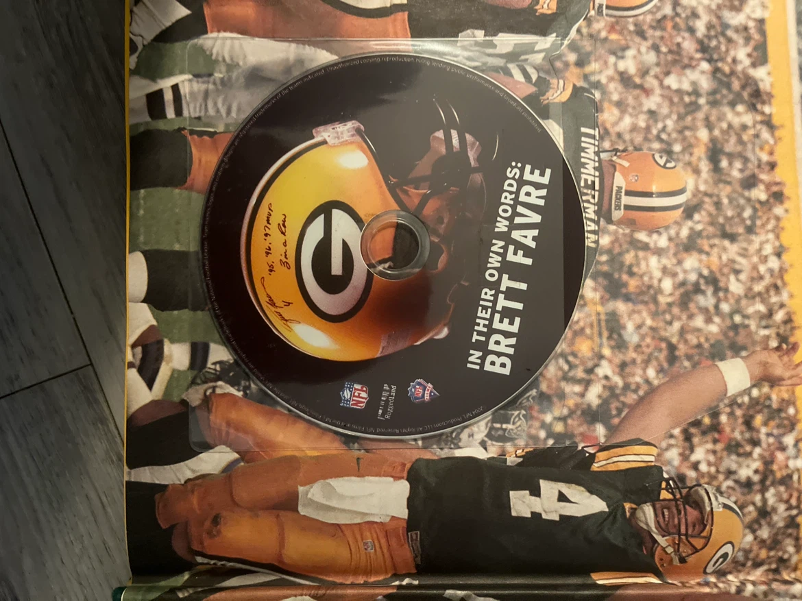 Brett Favre In Their Own Words Book and DVD - photo 3