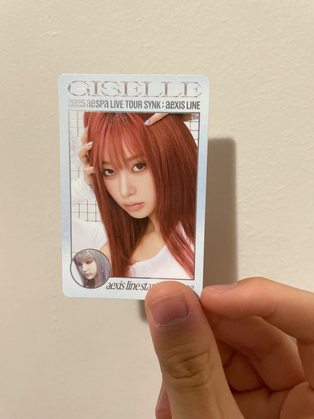 Giselle Aespa Live Tour Photocard