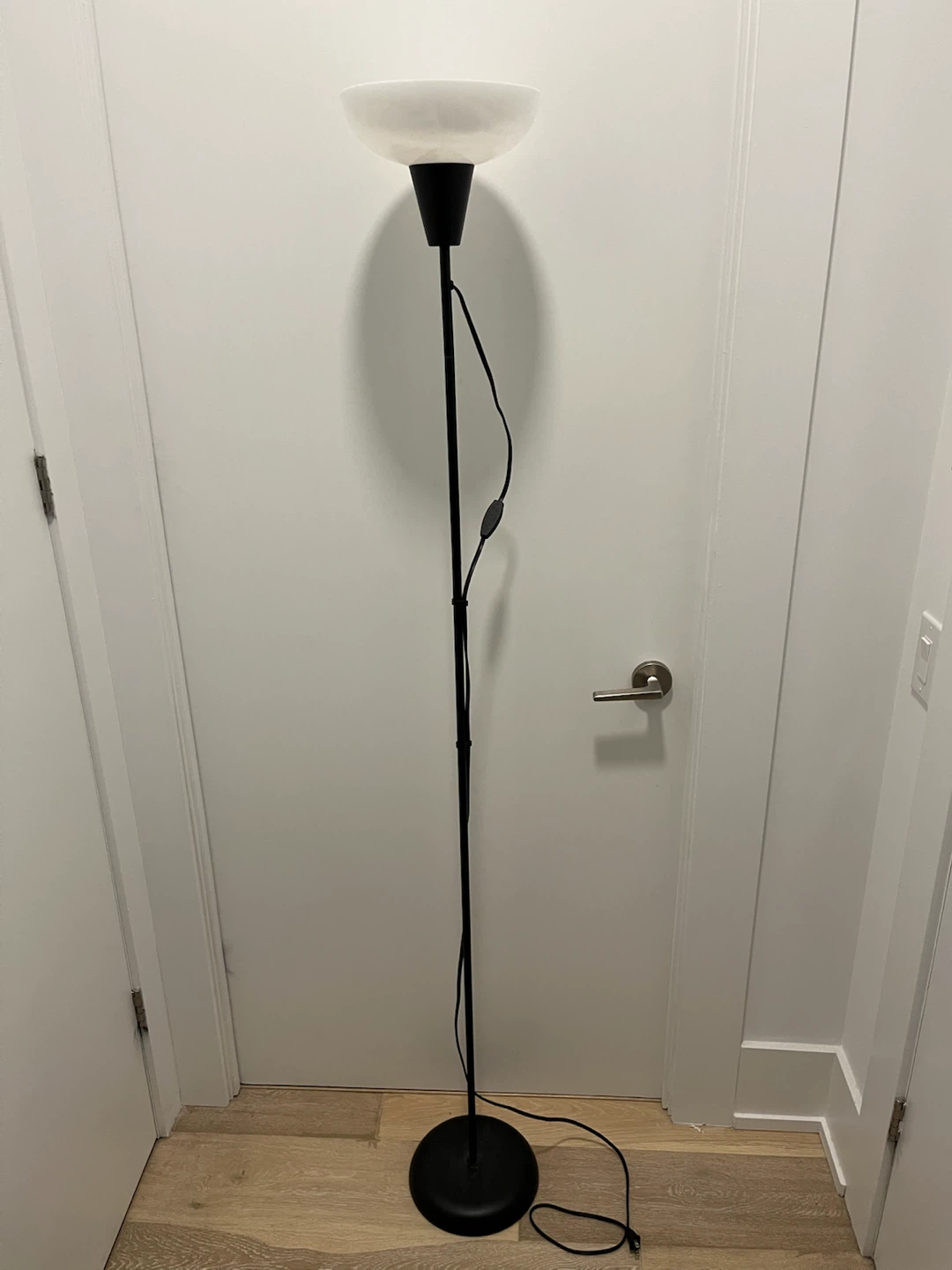 IKEA TAGARP Floor uplighter black/white - photo 2