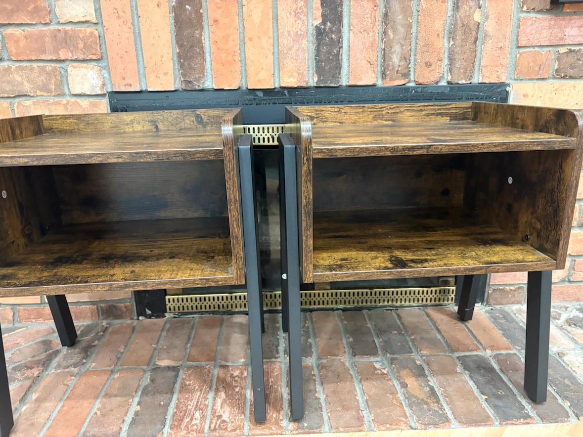 Rustic Industrial Nightstands - photo 3