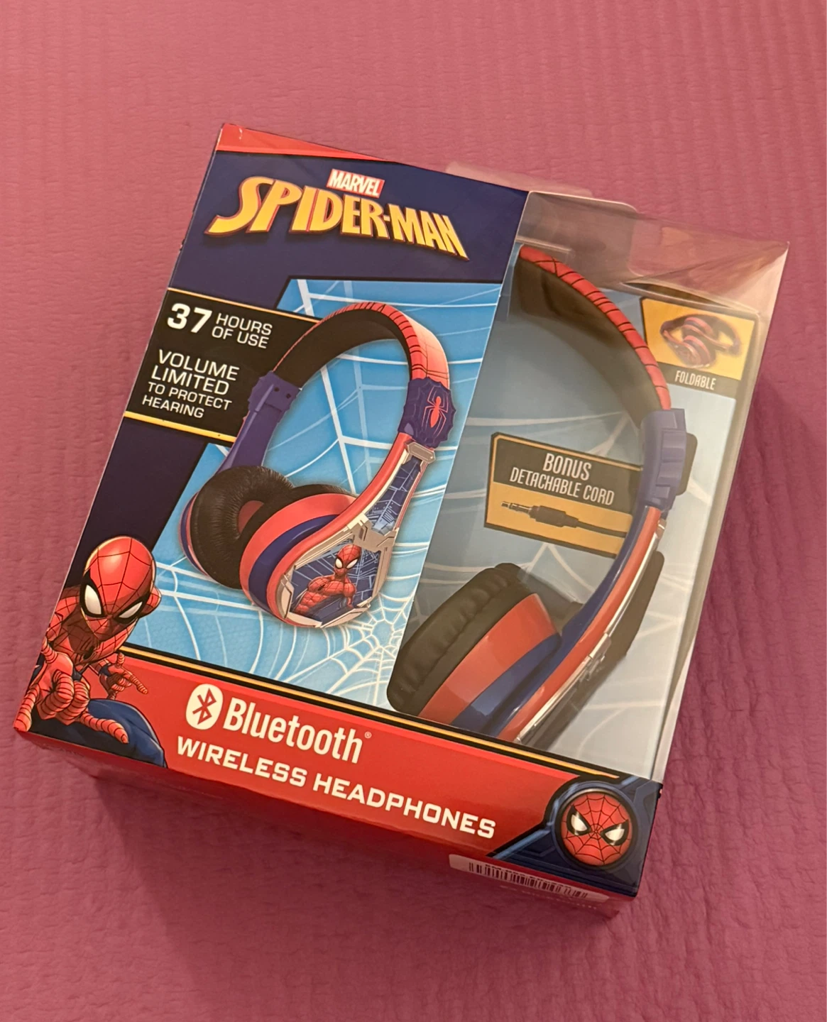 NEW✨Marvel Spider-Man Bluetooth Wireless Headphones