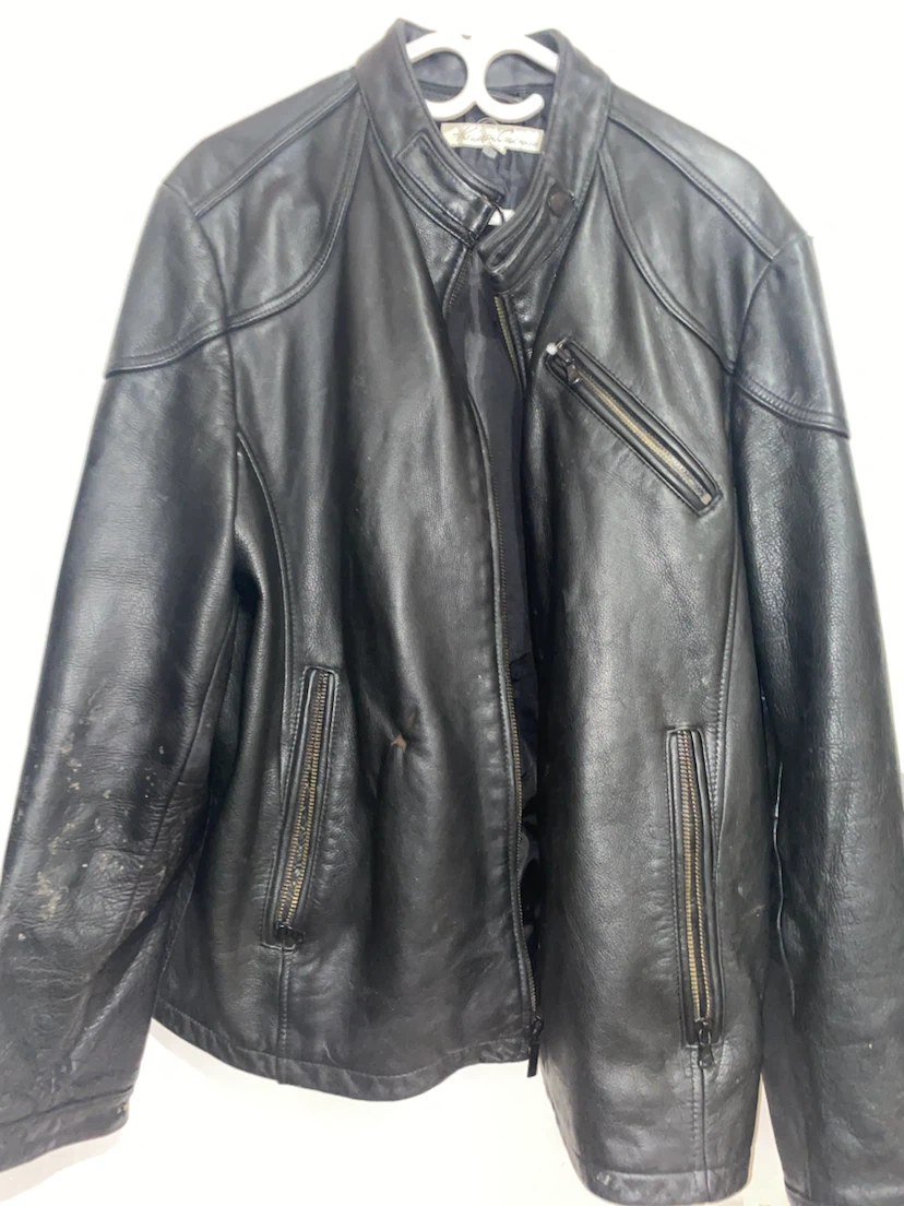 Size XL Kenneth Cole New York Leather Jacket